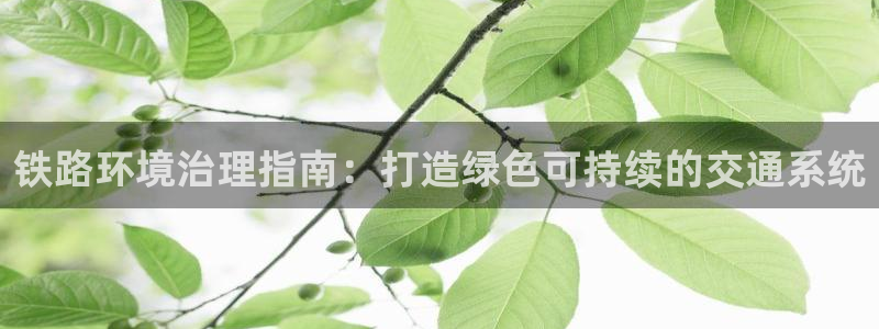 凯发官网首页|铁路环境治理指南：打造绿色